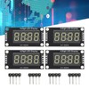 4 Sets Digital Tube Display Module LED 4 Digit 7