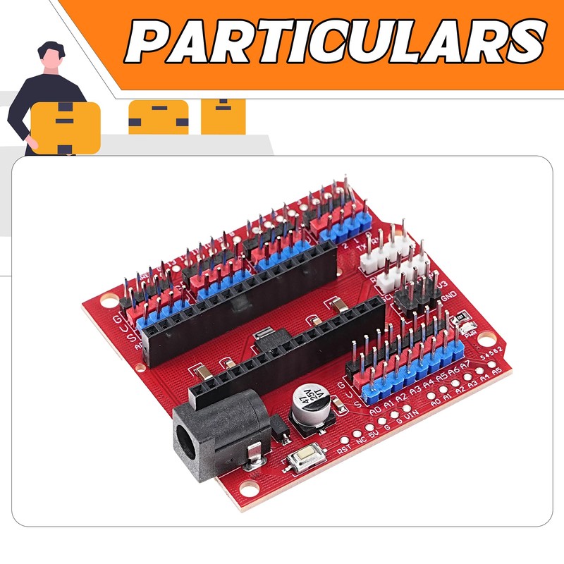 A-DIGISHUO 3pcs NANO UNO Multi Expansion Board Multi Expansion Module