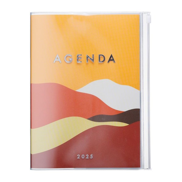 MARK'S 2024/2025 Pocket Diary A5 Vertical, Mountain // Orange: From
