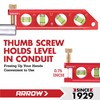 ARROW 6.3-Inch Torpedo Level, Magnetic Leveler with 0°/30°/45°/90° Bubbles, Top-view