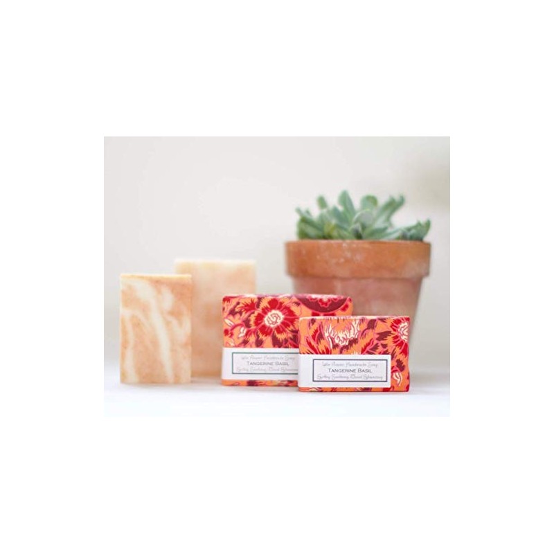 Tangerine Basil Handmade Soap