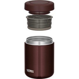 Thermos Vacuum Insulated Soup Jar, 16.9 fl oz (500 ml), Brown JBR-500 BW
