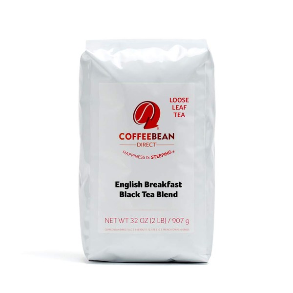 Coffee Bean Direct English Breakfast Loose Leaf Tea, 2 Pound Bag