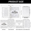 100 Envelope Challenge Folders, 100 Day Savings Challenge Book with