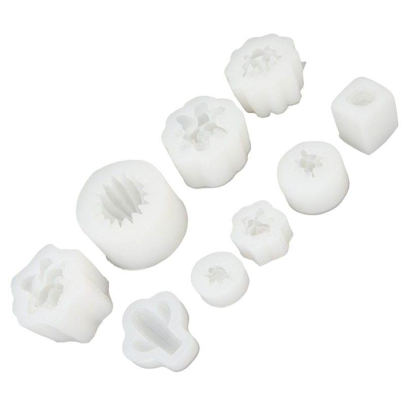 9Pcs Succulent Silicone Mold Soft Flexible Easy Release Easy to