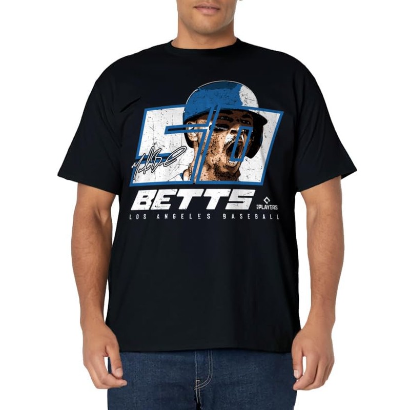 Mookie Betts - Silhouette Los Angeles MLBPA T-Shirt