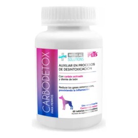 Ms Carbodetox Tabletas Masticables P/perros 60 Tab