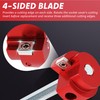 8pcs PVC Pipe Reamer, Inside PVC Pipe Reamer Tool Kit,