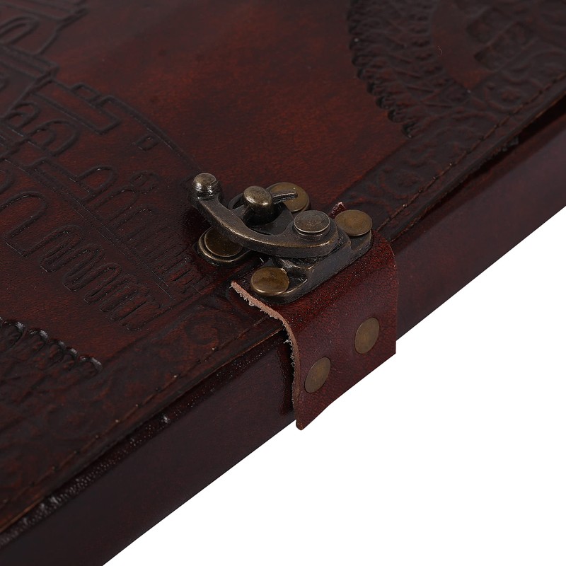OVERDOSE Colosseum Brown Leather Journal - Handmade Journal for Students,