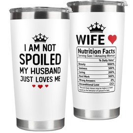Gifts for Wife - Wife Gifts, Gifts for Her - Wedding Anniversary For Wife, Wife Birthday Gift Ideas - Wife Christmas Gift Ideas, Christmas Gifts For Wife - I Love You Gifts for Her - 20 Oz Tumbler