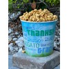 Signature Popcorn, 1-Gallon Thank You Gift Bucket, Caramel Popcorn, Reusable