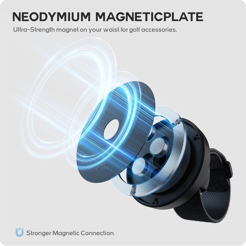 TUSITA Golf Push Cart Magnetic Mount for Magnetic Rangefinder -