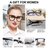 AEZUNI Oversized Bifocal Reading Glasses Women Big Frame Blue Light
