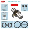 iulock Smart Door Knob with Keypad and Key,Keyless Entry Door