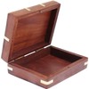 IBLAY Playing Card Deck Holder Case Storage Box Handcrafted Wooden