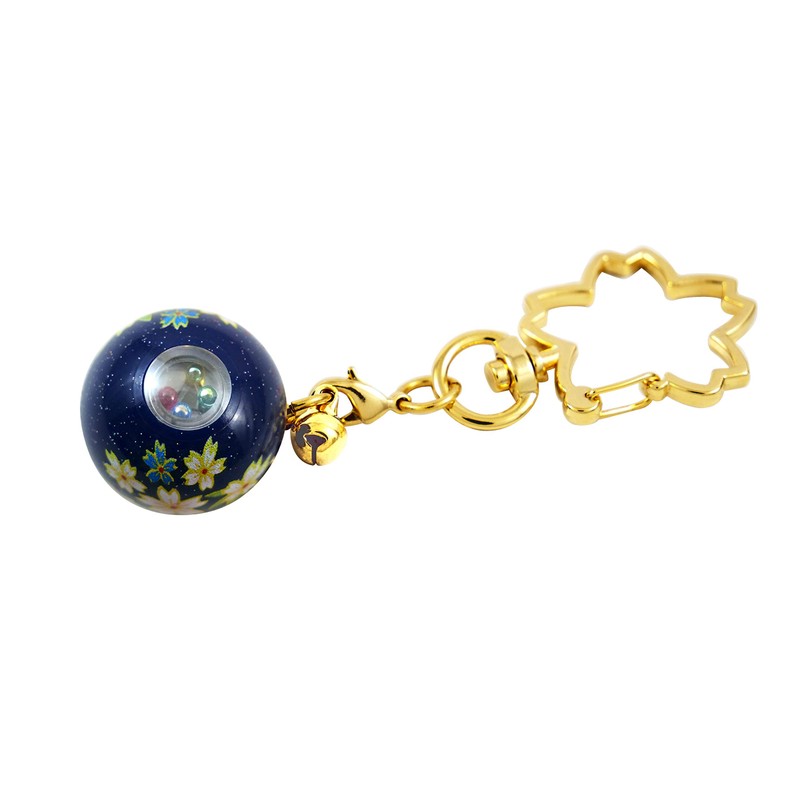 Zoon Kaleidoscope Cherry Blossom Key Chain, Japanese Pattern, Made in
