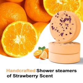 Shower Steamers Aromatherapy Birthday Gifts for Women - SWCANDY 8 Pcs Travel Essentials, Hotel Shower Spa Holidays Mom Wife Grandma Sister Her Self Ca