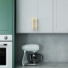 Asidrama 10 Pack 3 Inch(76mm) Brushed Gold Kitchen Cabinet Handles,