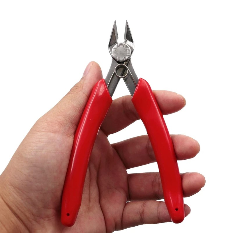 Diagonal Pliers, Electrical Wire Side Cutting Pliers Precision Flush Cutters,