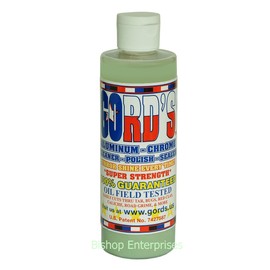Gord's Aluminum-Chrome-Metal/Cleaner-Polish-Sealer - All IN ONE / 8 OZ.