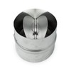 neverest RK 4" Professional Backdraft Shutter Damper Connector Duct