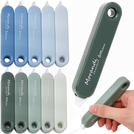 BetterJonny Correction Tape, 10 Packs of 10 Colors, Large Capacity, Whitepaper Pouch, 0.2 inches (6 mm), Correction Tape, PET Tape Core, Pack, Correction Pen, Correction Supplies, Easy to Use,