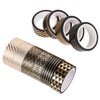 Operitacx 10 Pack Creative Foil Washi Tapes Black Decorative Sticker
