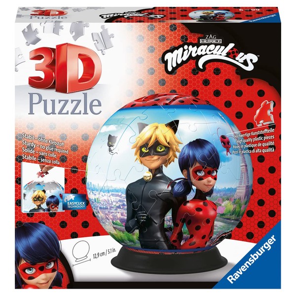 Ravensburger Miraculous Tales of Ladybug & Cat Noir 3D Jigsaw