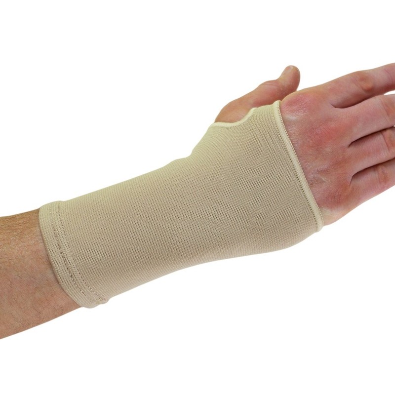 NeoPhysio Medical Grade Elastic Compression Wrist Support, Beige Tubular Sleeve