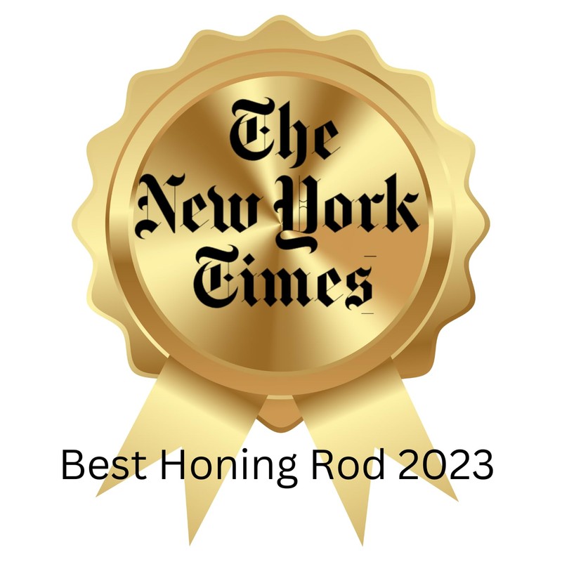 Idahone Fine Ceramic Sharpening Rod (12", Natural Handle)