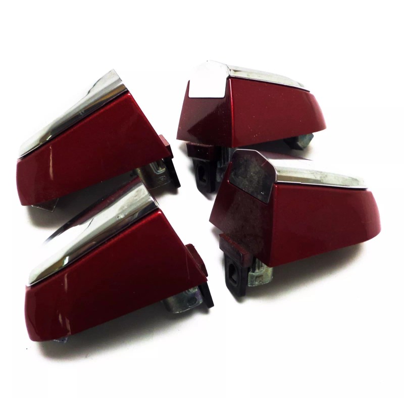 GM Door Handle Bezel Red Passion Chrome 2015-2019 Escalade Tahoe