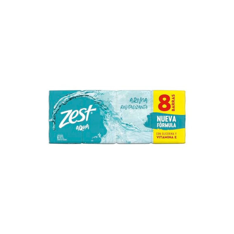 Jabón en Barra Zest Aqua, para una piel visiblemente saludable