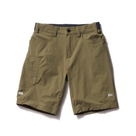 TRUEWERK Men's Workwear Cloud Shorts - Men's Workwear Shorts, Breathable, Moisture Wicking, Technical Work Utility Shorts, Olive, 3X-Large