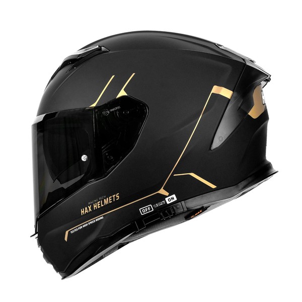 HAX Force Aerodynamic Full Face Helmet for Street & E-Bikes