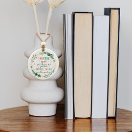 Thank You Gifts for Mentor Leader Coach Boss, Appreciation Gifts for for Family Friend Teacher, Birthday Christmas Ornament Keepsake, New Job Plaque Gifts YZ270