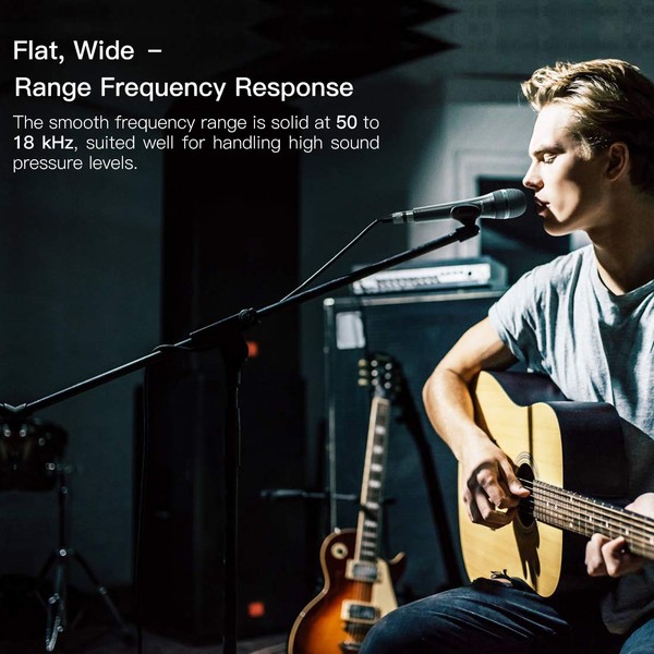FIFINE TECHNOLOGY Fifine Karaoke Microphone, Dynamic Vocal Microphone for Speaker,