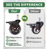 Bucket Dolly with Wheels,Heavy-Duty 360°Rolling Car Wash Bucket Dolly with