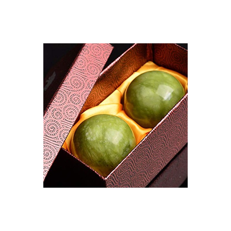 Dovhmoh 2PCS Jade Baoding Chinese Health Stress Exercise Balls for