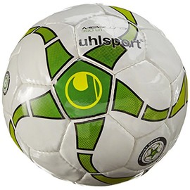 uhlsport Futsal-Medusa Anteo 350 Lite Football blanco Bianco - Weiß/Grün/lime/Schwarz Size:4