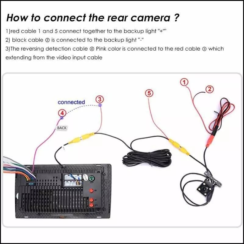 Unbranded Car Reverse Rear View Backup Camera For Volkswagen Touareg