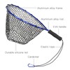 Fishing Net Soft Silicone Fish Landing Net Aluminium Alloy Pole