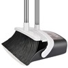 Folews Broom and Dustpan Set, Heavy Duty Dust Pan with