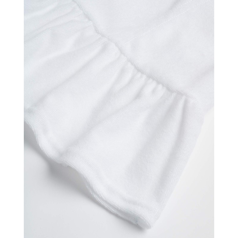 Pink Platinum - Bañador con Capucha para niña, Blanco, 5/6