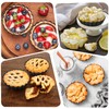 Sinnsally Quiche Pan,Flan Tins with Loose Base,Fluted Tart Tin Flan