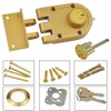 SUMBIN Jimmy Proof Deadbolt Lock with Keyed (double cylinder)
