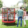 Giantex Trampoline for Kids, ASTM Approved 55'' Mini Kids Trampoline