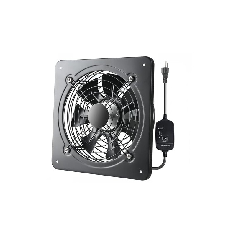12 Inch Window Exhaust Wall Mounted Ventilation Basement Extractor Industrial
