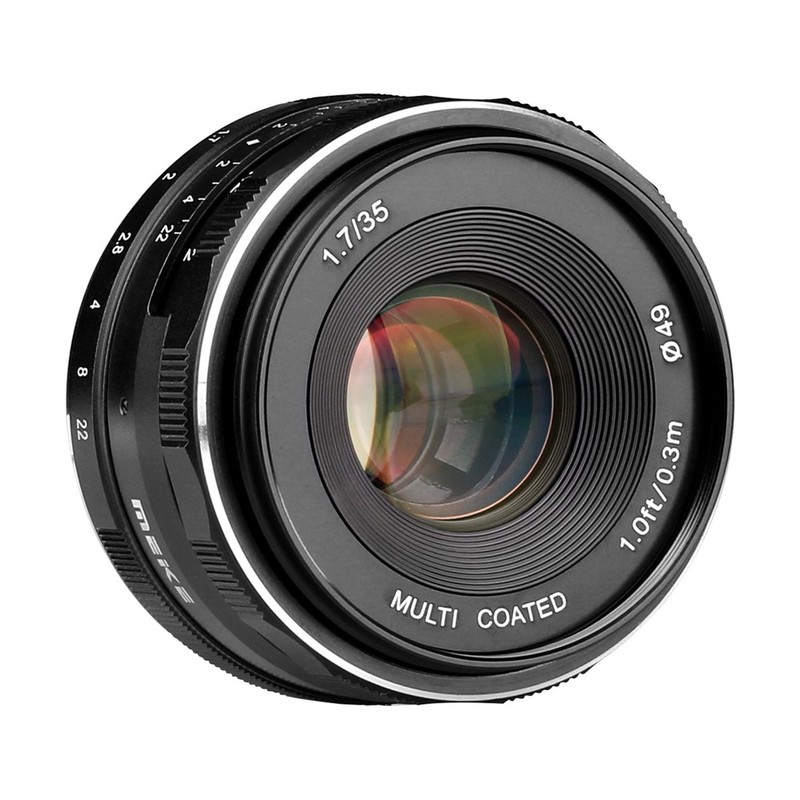 Meike 35mm F1.7 Lens for Sony E-Mount with APS-C Sensor,