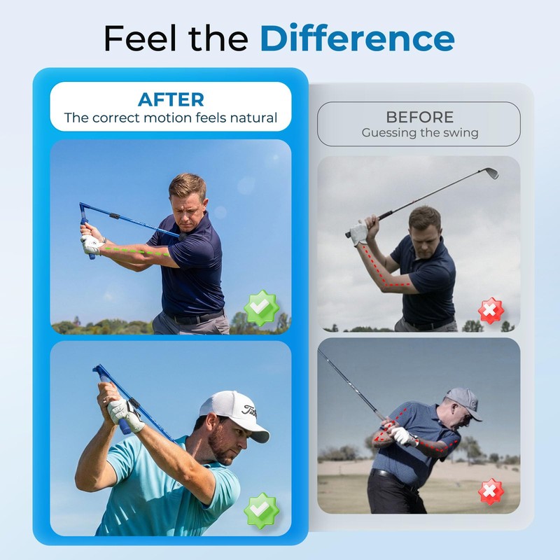 Zcoorey Golf Training Aid - Golf Swing Trainer for Backswing.Golf