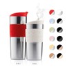 Bodum Vacuum Travel Mug, Small, Stainless Steel - Off White